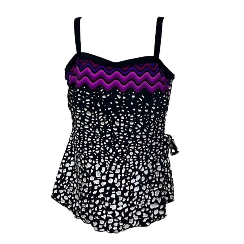 Maxine of Hollywood swim suit with front skirt